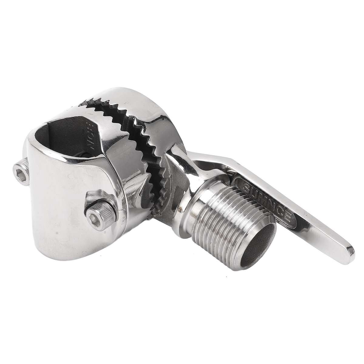 Marine VHF Antenna Mount 316 Stainless Steel Adjustable Ratchet Mount For 7/ CHW