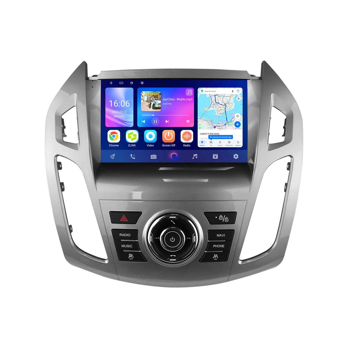 8Core For Ford Transit Connect 2013-18 Android14 Carplay Radio Stereo GPS 4+64GB