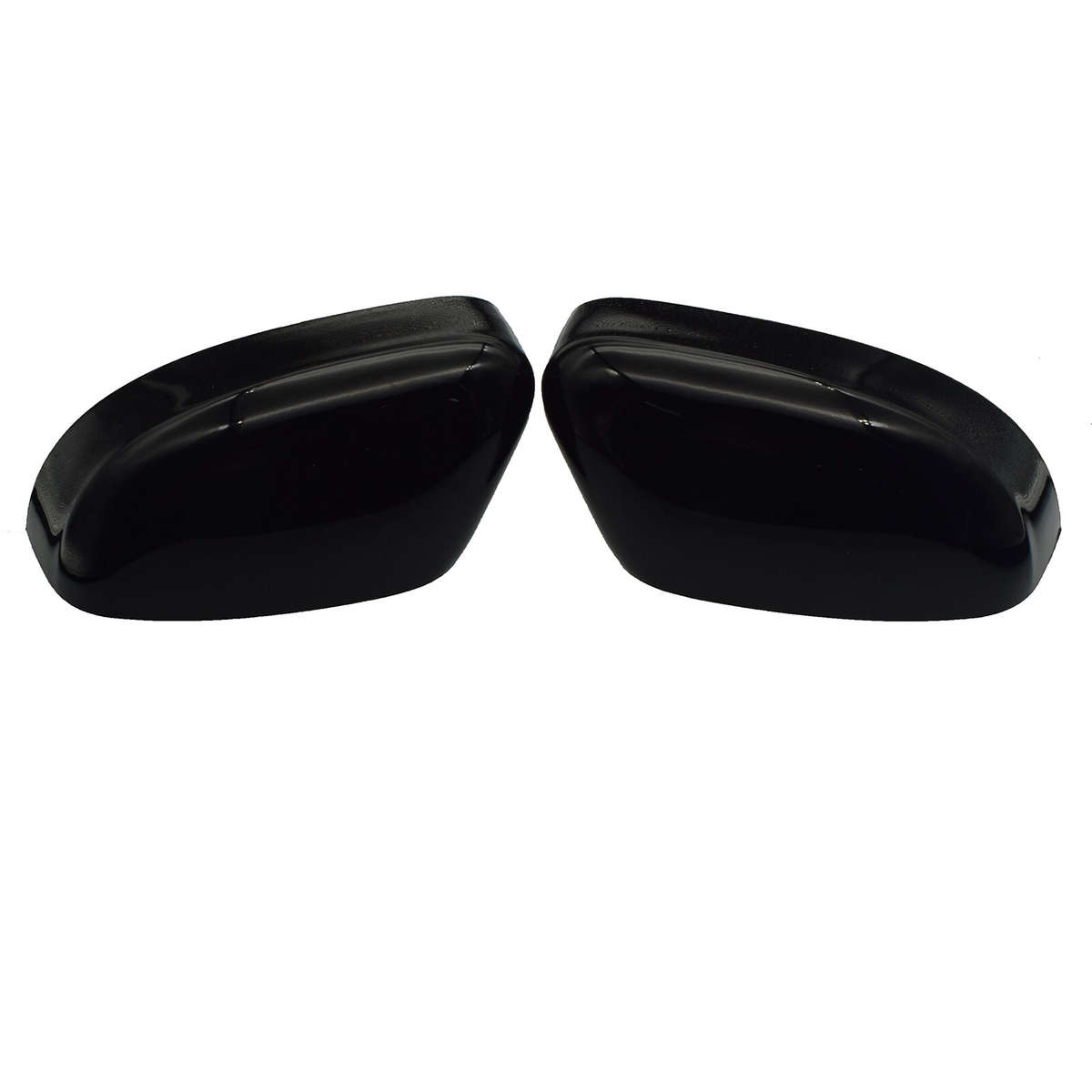 Left Right Side Black Rear View Mirror Cover Cap For Ford Focus MK2 MK3