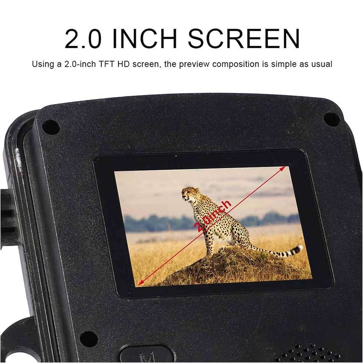 High Resolution Hunting Trail Camera 16MP Fast Trigger Speed Waterproof