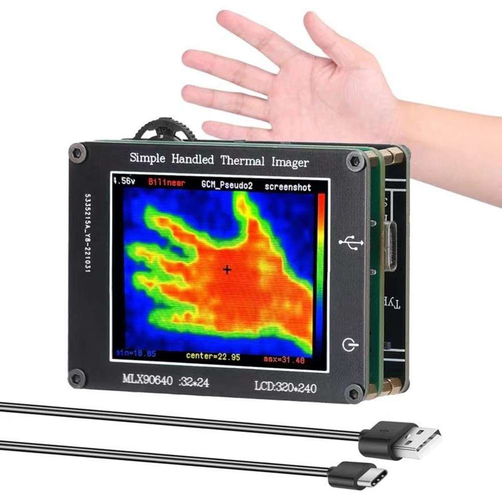 Advanced Simple Handheld Thermal Imaging Camera With 16MB U Disk Capacity
