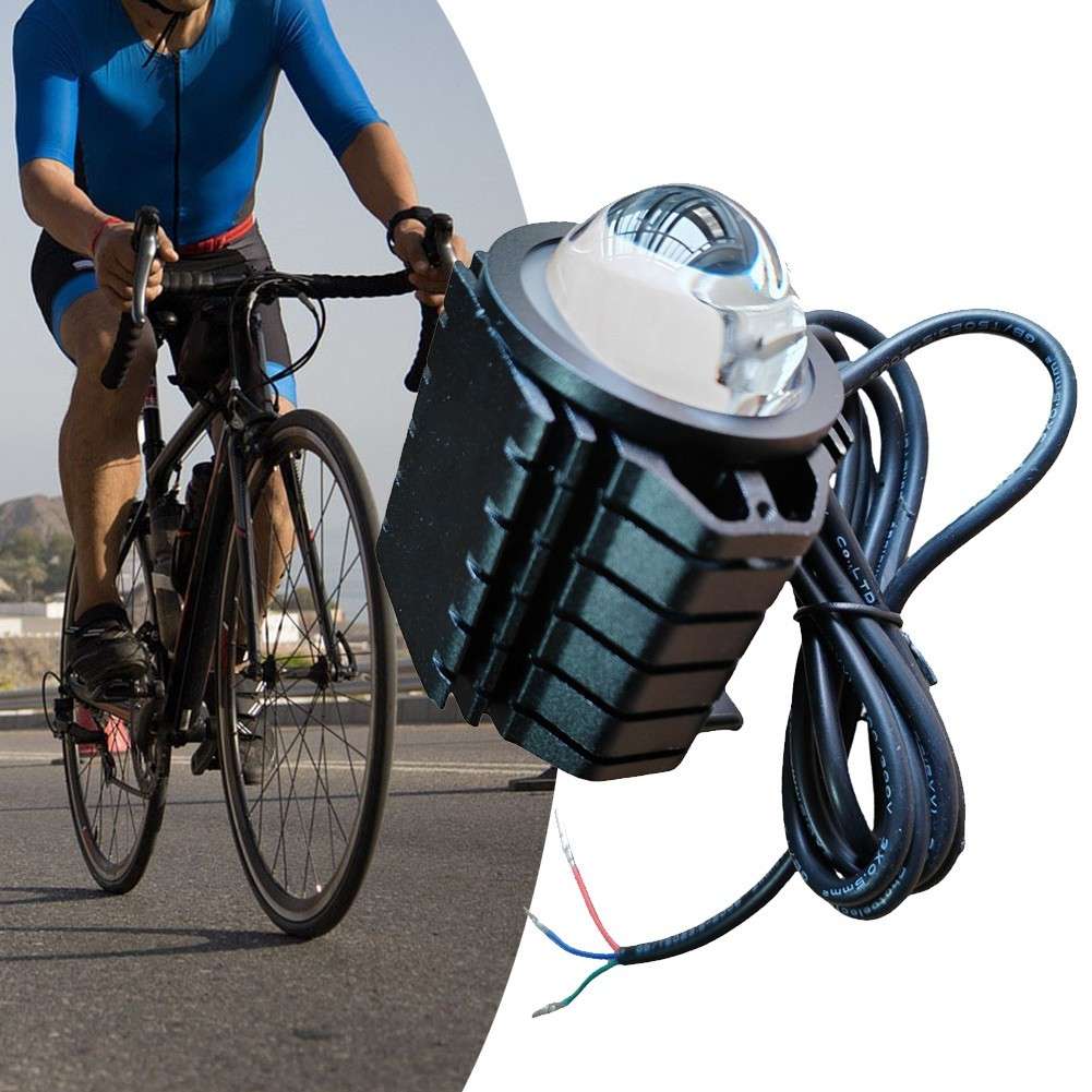 Adjustable Modes Ebike Headlight Aluminum Alloy Construction Bright Illumination