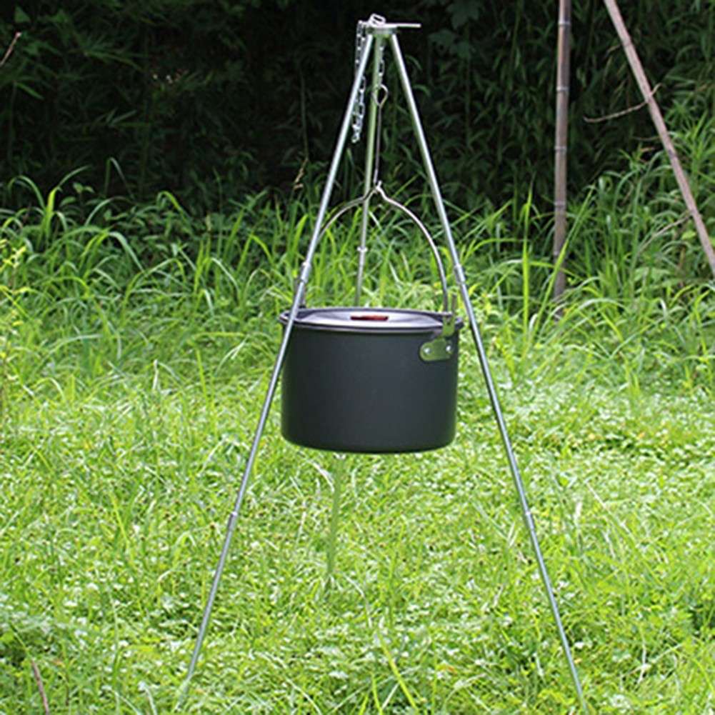 Camping Gear Essential Portable 3 Legged Aluminum Tripod Designed For Use