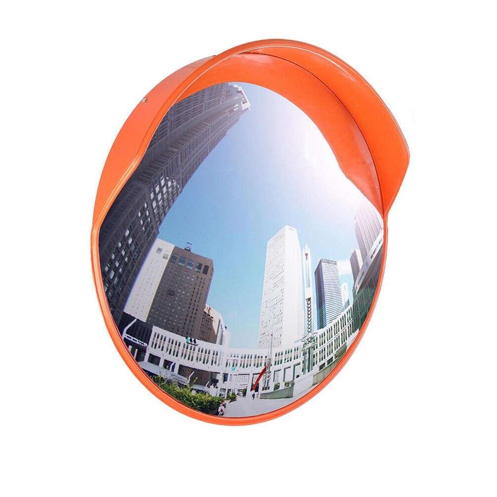 Traffic Convex PC Mirror Wide Angle Blind Spot Corner Road Parking Safety 18"