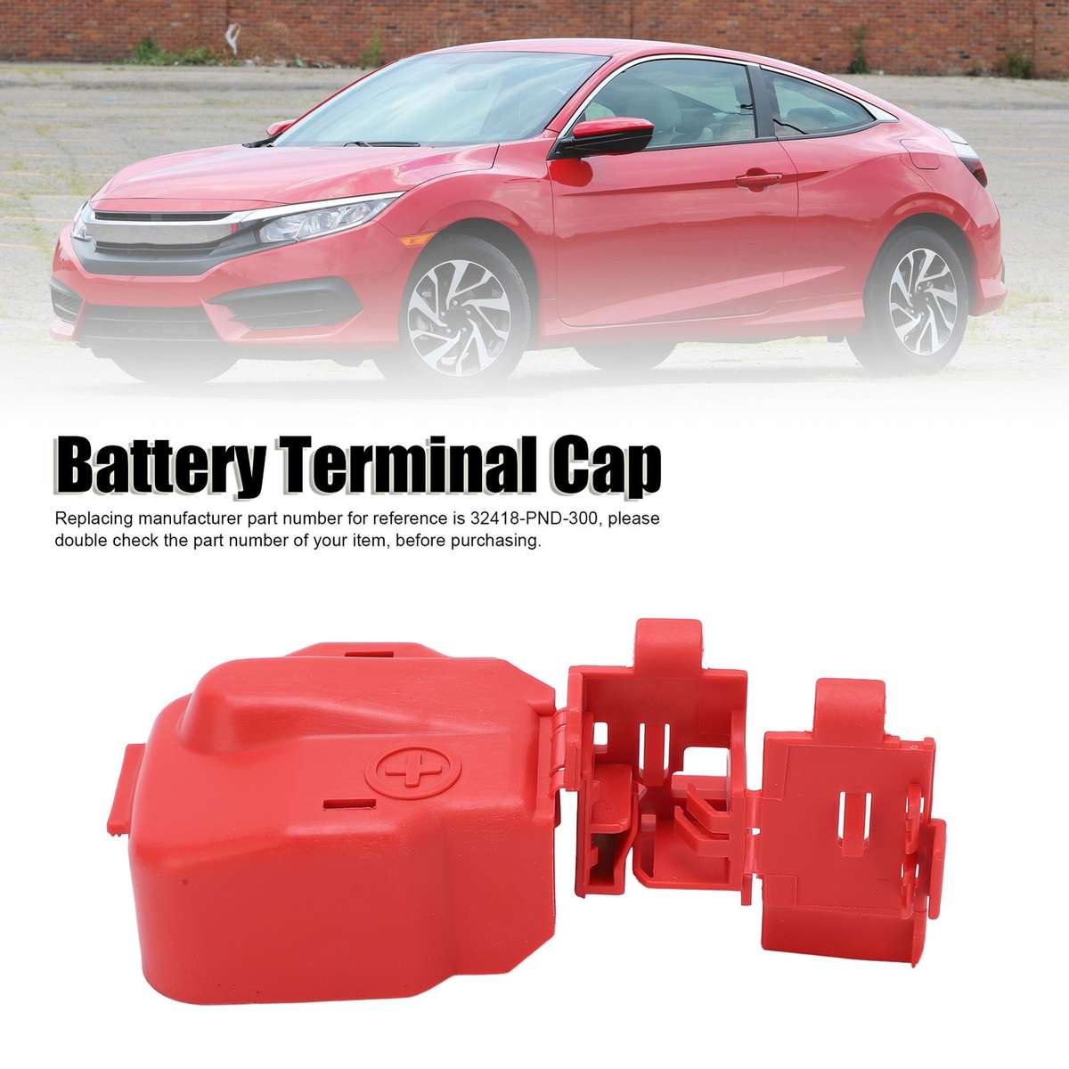 Positive Battery Terminal Cover Red 32418PND300 Connector Cap For CI CHW