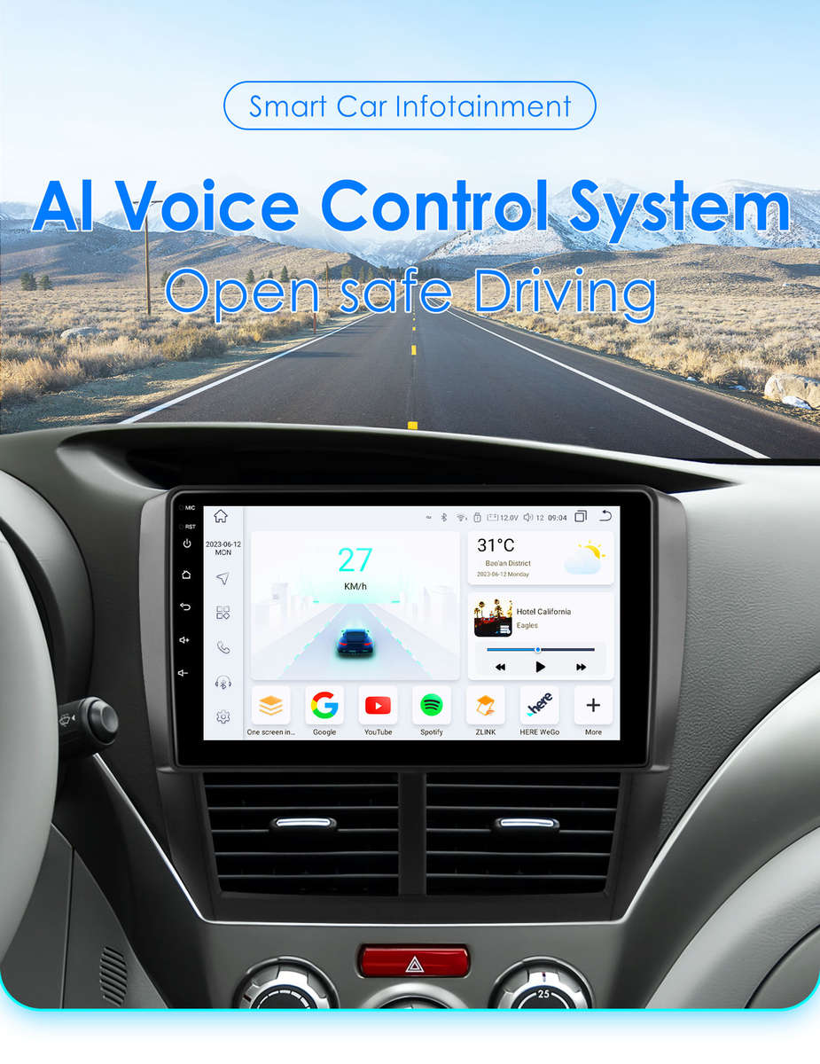 8Core Android13 Car GPS Radio DSP For Subaru Forester WRX 2008-12 Carplay Stereo