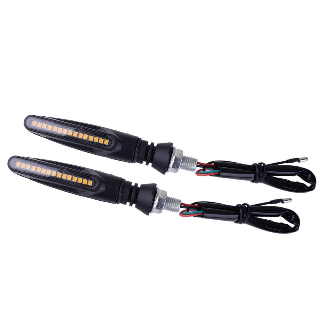 2x Motorcycle LED Turn Signal Light DRL Daytime Running Lamp Indicator