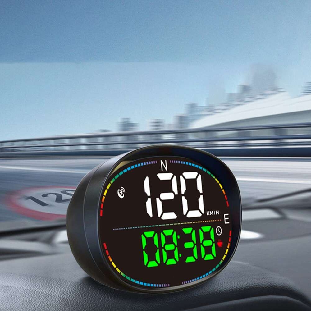 Portable GPS Speedometer Odometer Meter Sturdy Design Driving Times Display