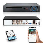 H.265+ 5MP 8 Channel CCTV DVR Recorder with 500G HDD, Face Detection, Alert P...