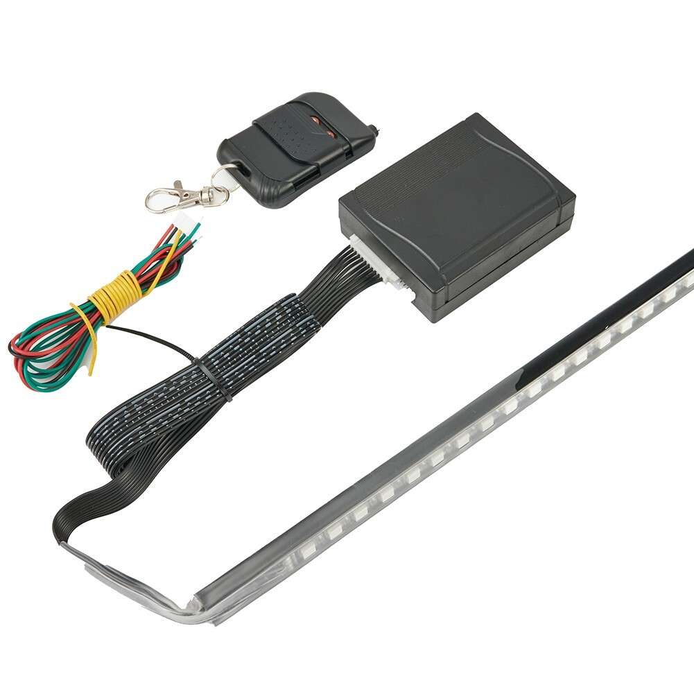 7 Color 48 LED RGB Scanner Flash Car Strobe-Knight Rider-Set Light Strip 22 Inch