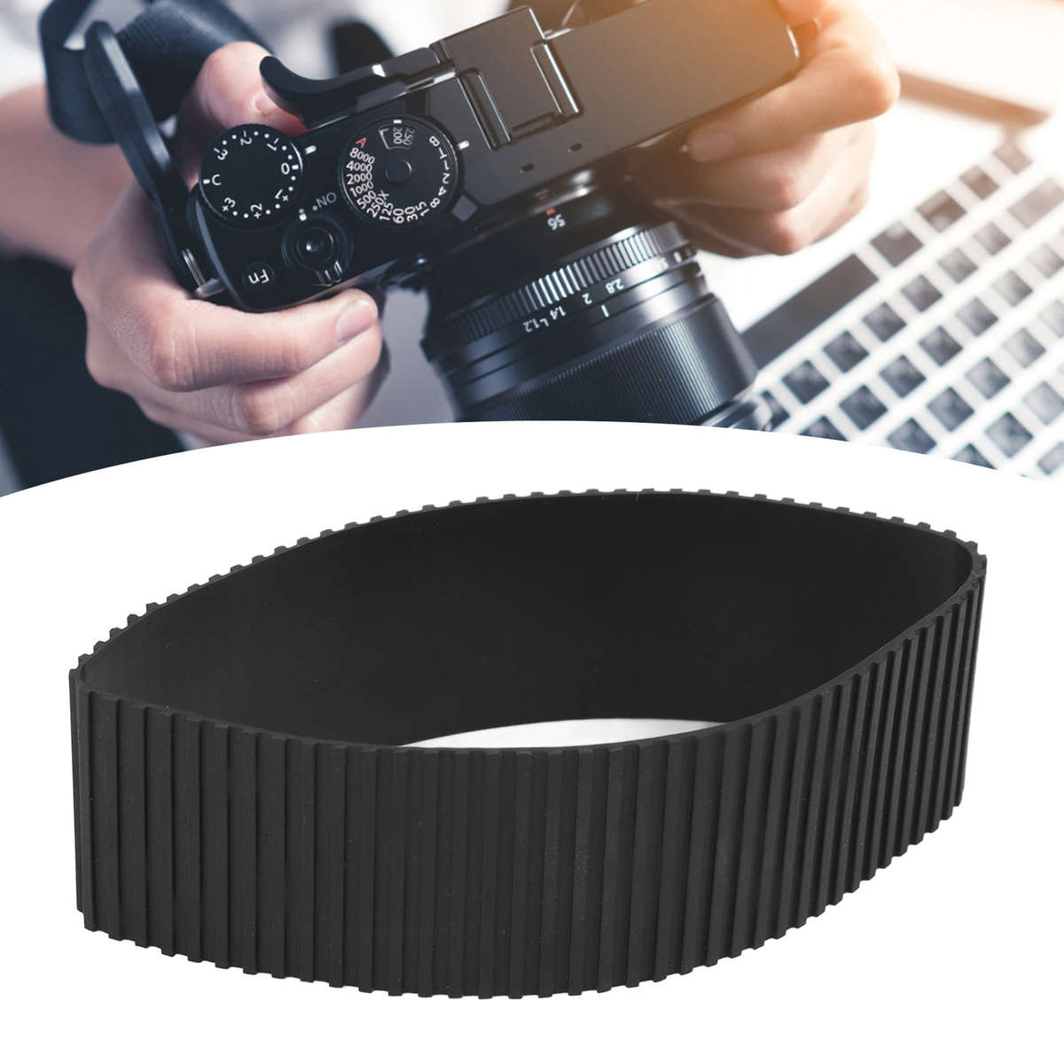 Lens Zoom Grip Rubber Ring Replacement Part Lens Grip Rubber Circle For 24 T New