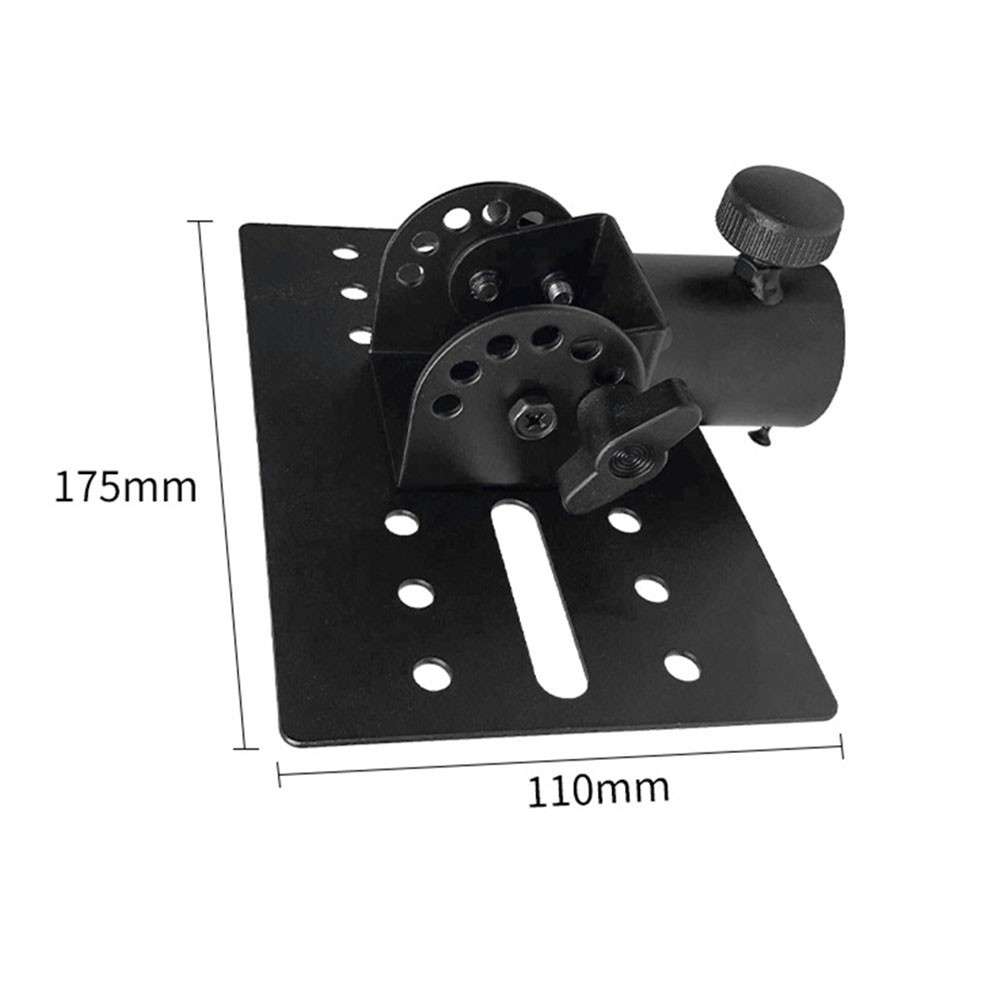 Rotatable 35mm Metal Mount Tripod Pole DJ Speaker Stand Adapter Top Cap