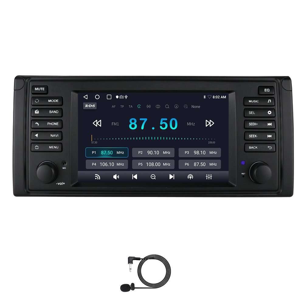 7" For BMW E39 E53 X5 GPS Navi Android 12 Car Stereo Radio Head Unit CarPlay BT