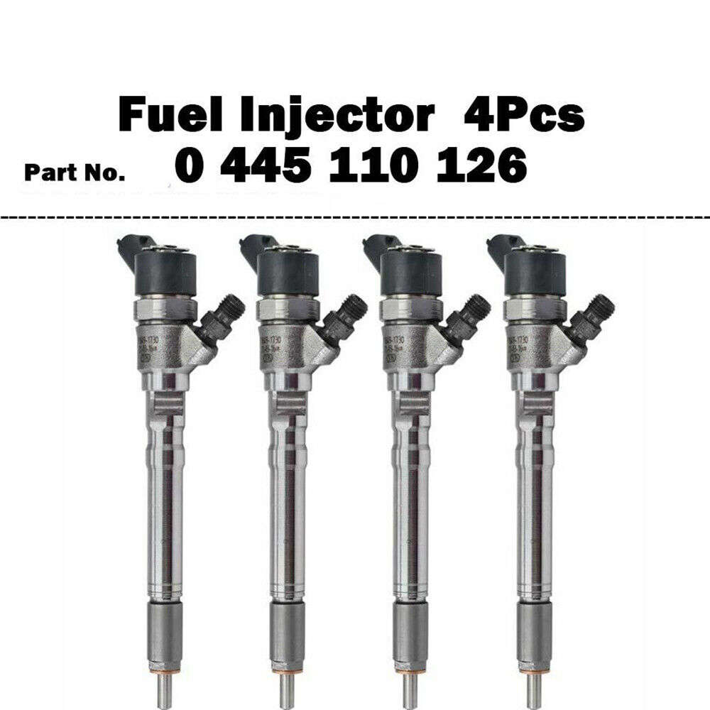 4Pcs Diesel Fuel Injector 0 445 110 126 0445110126 33800-27900 for Hyundai Kia
