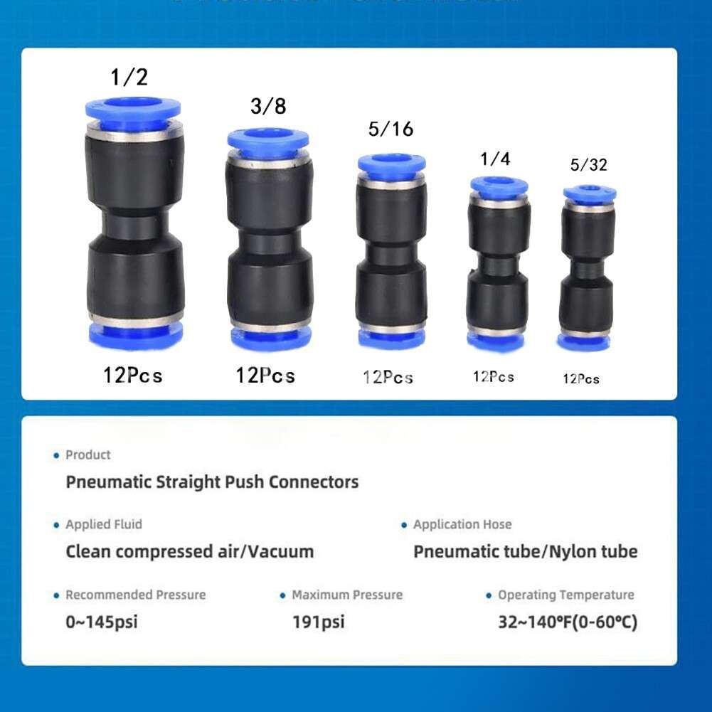 Leak Connections Guaranteed 60 Pcs Quick Release Air Line Fittings Set