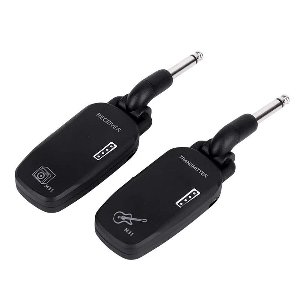 Rechargeable Wireless Guitar System Long Battery Life Exceptional Sound Quality