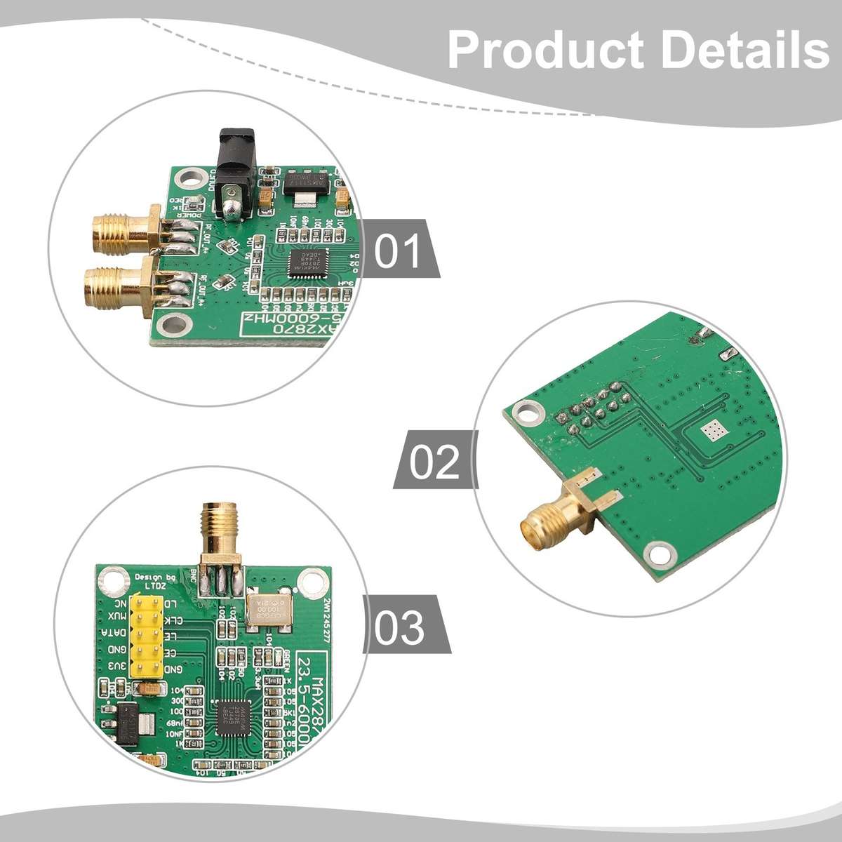 MAX2870 23.5-6000MHz RF Signal Source Signal Generator Module PLL VCO For STM32
