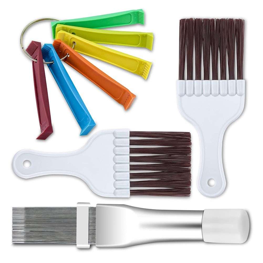 Comprehensive AC And Radiator Fin Tool Set For Straightening And Cleaning