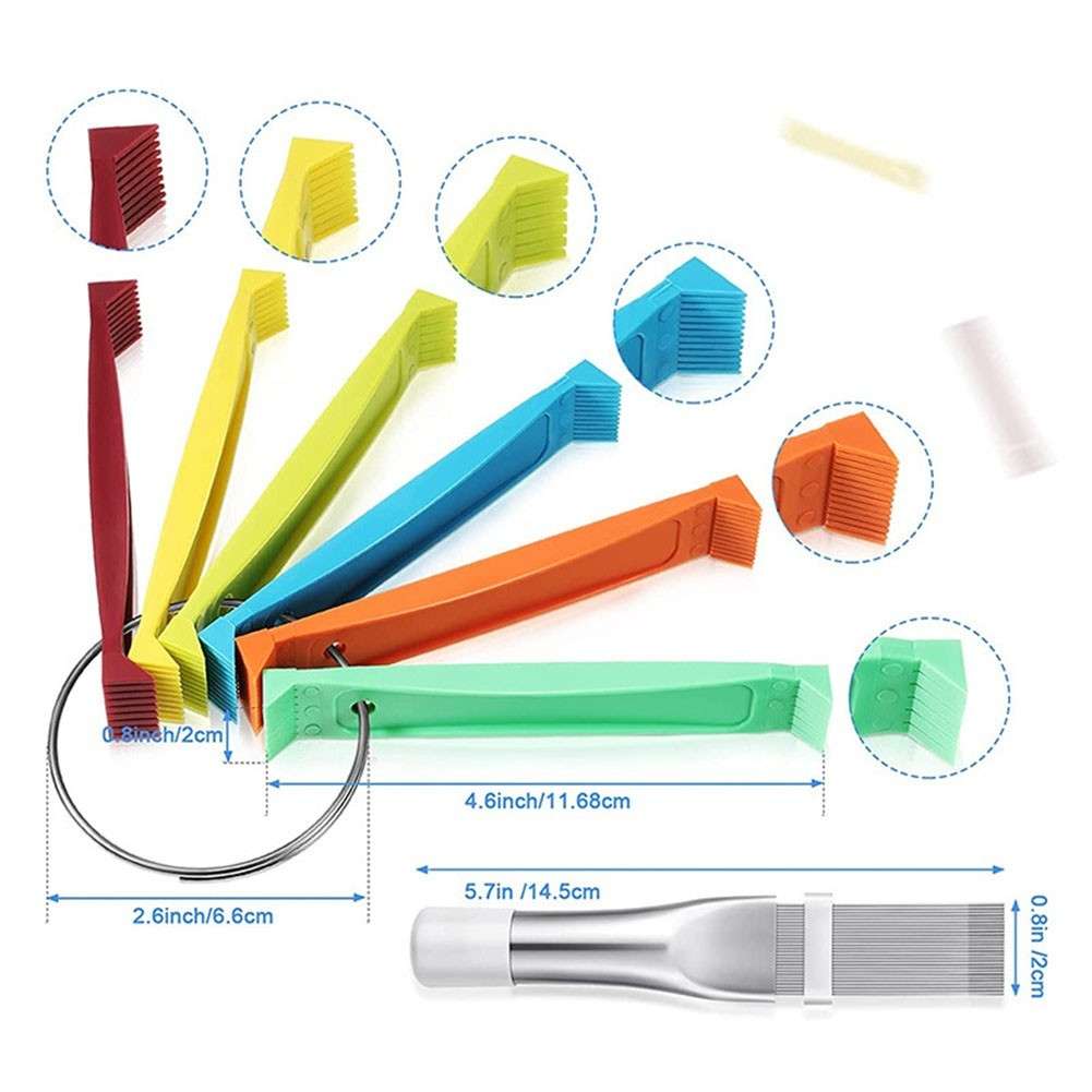 Comprehensive AC And Radiator Fin Tool Set For Straightening And Cleaning