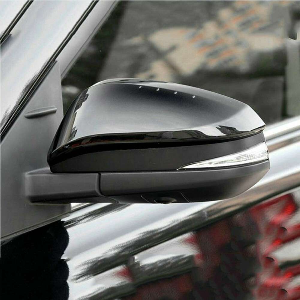 Left Side Rearview Mirror Black Cover Cap Wing Mirror For Toyota For RAV4 13 19