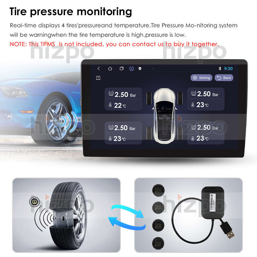 8Core Android 12 7" Double 2DIN Carplay Car Stereo DSP Radio GPS 4+32GB WiFi SWC
