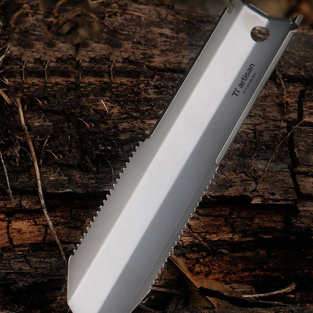 Compact Camping Trowel With Serrated Edge Essential Outdoor Tool