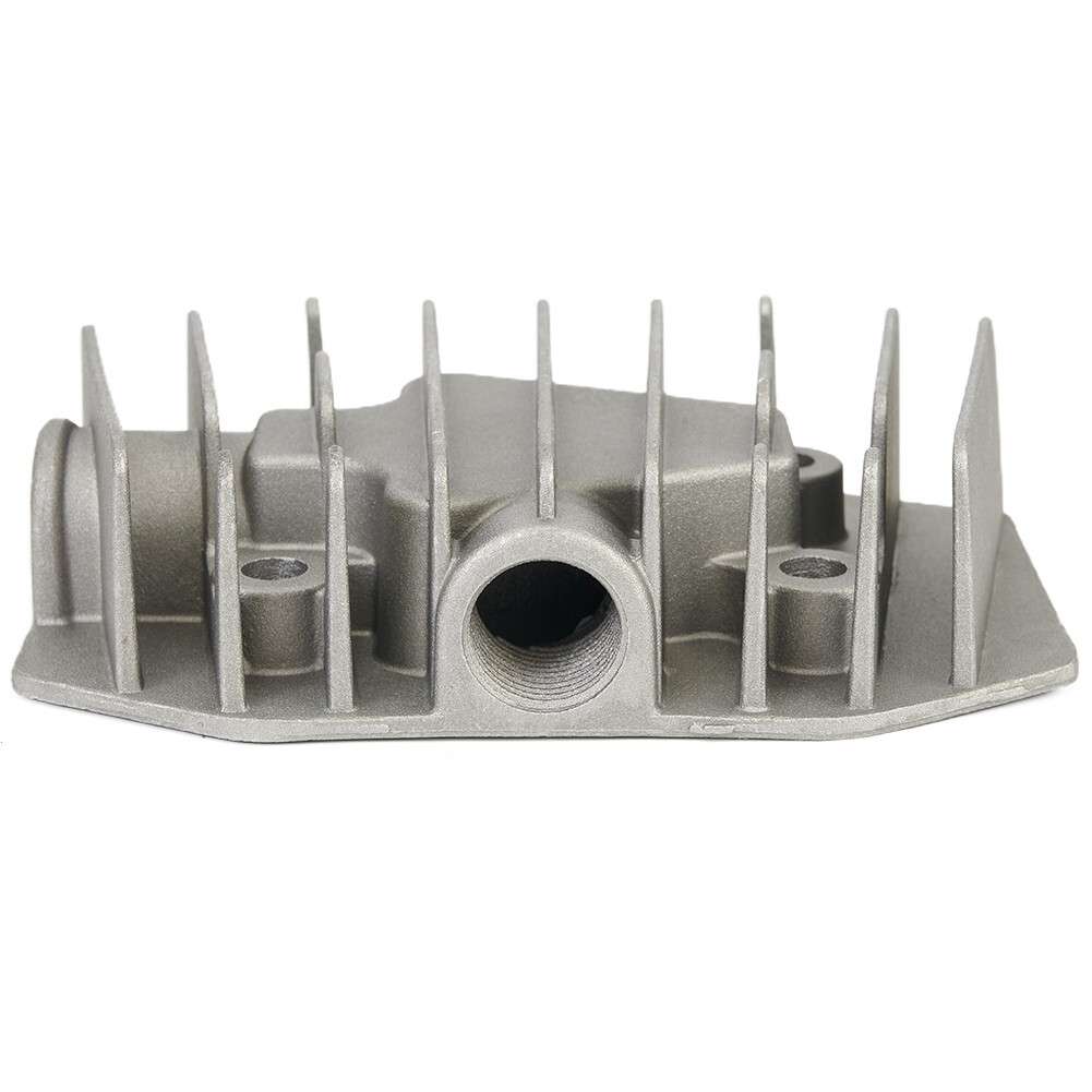 Cylinder Head Air Compressor Parts Pneumatic Replacement Cast Aluminum