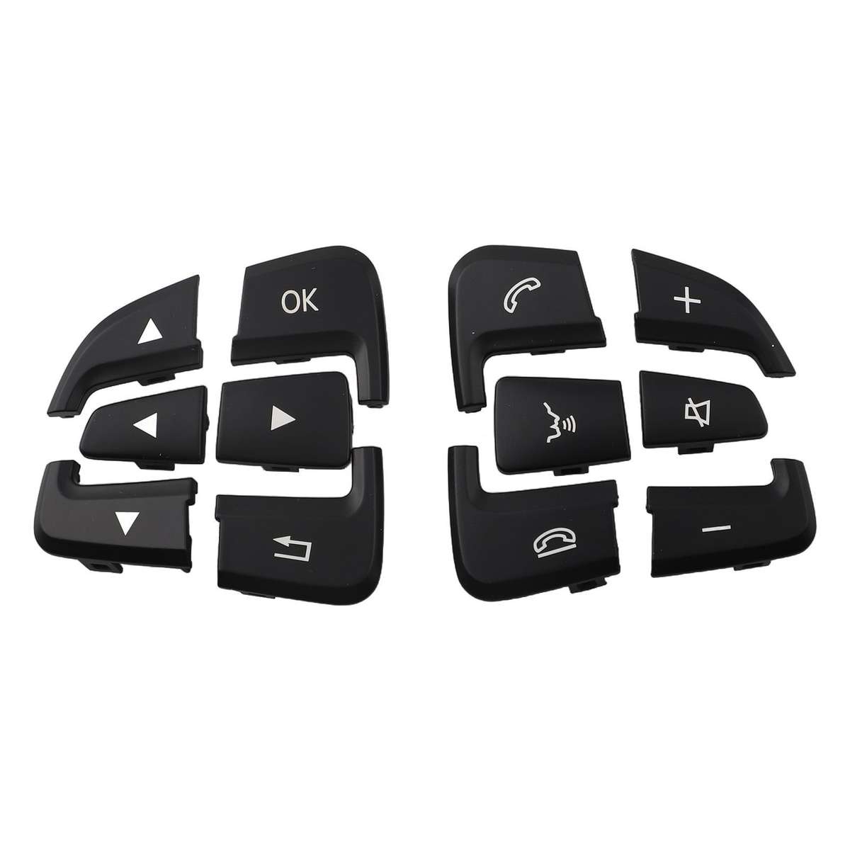 Pair Car Steering Wheel Switch Button Cover For Mercedes For Benz W176 W166,W292