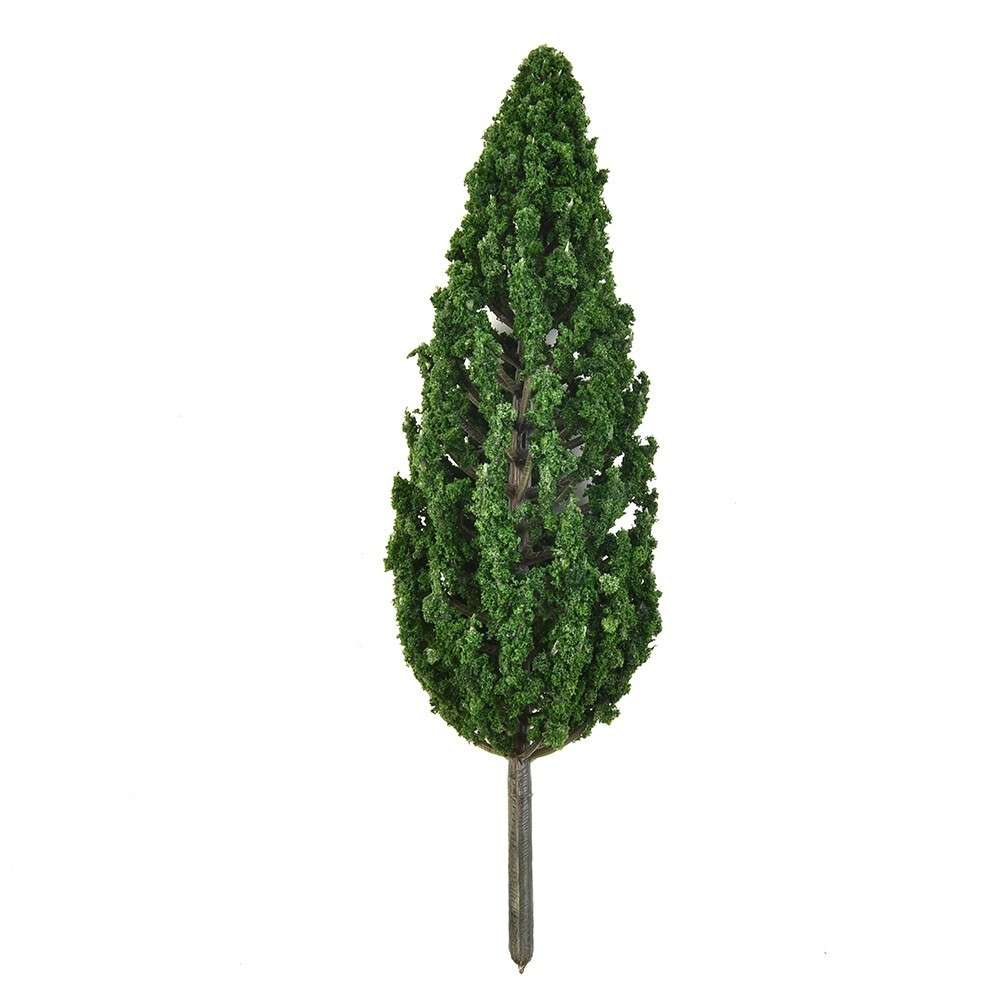 10x 15cm Model Pine Trees Green For O G Scale Railway Scenery Layout