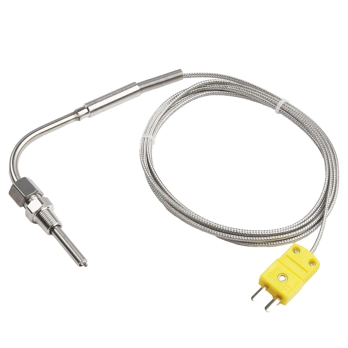 2M EGT K-Type Thermocouple Exhaust Probe High Temperature Sensor 1/8 NPT Threads