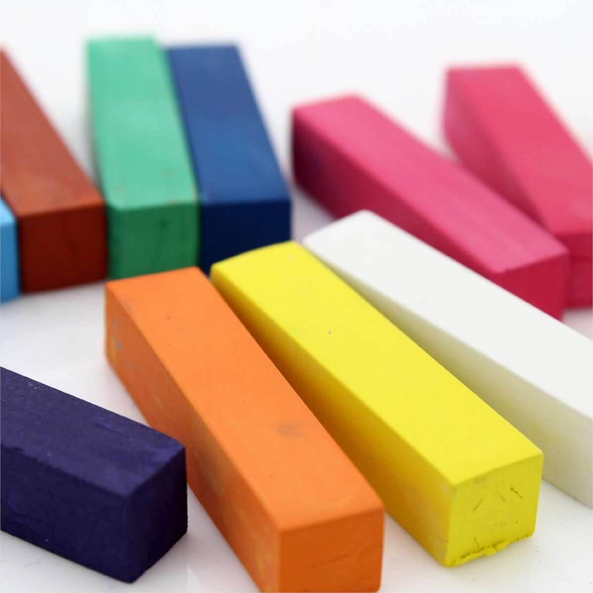 Dye Chalk 12 Colors Non-toxic Temporary Salon Kit Chalk Pastel Hair Style