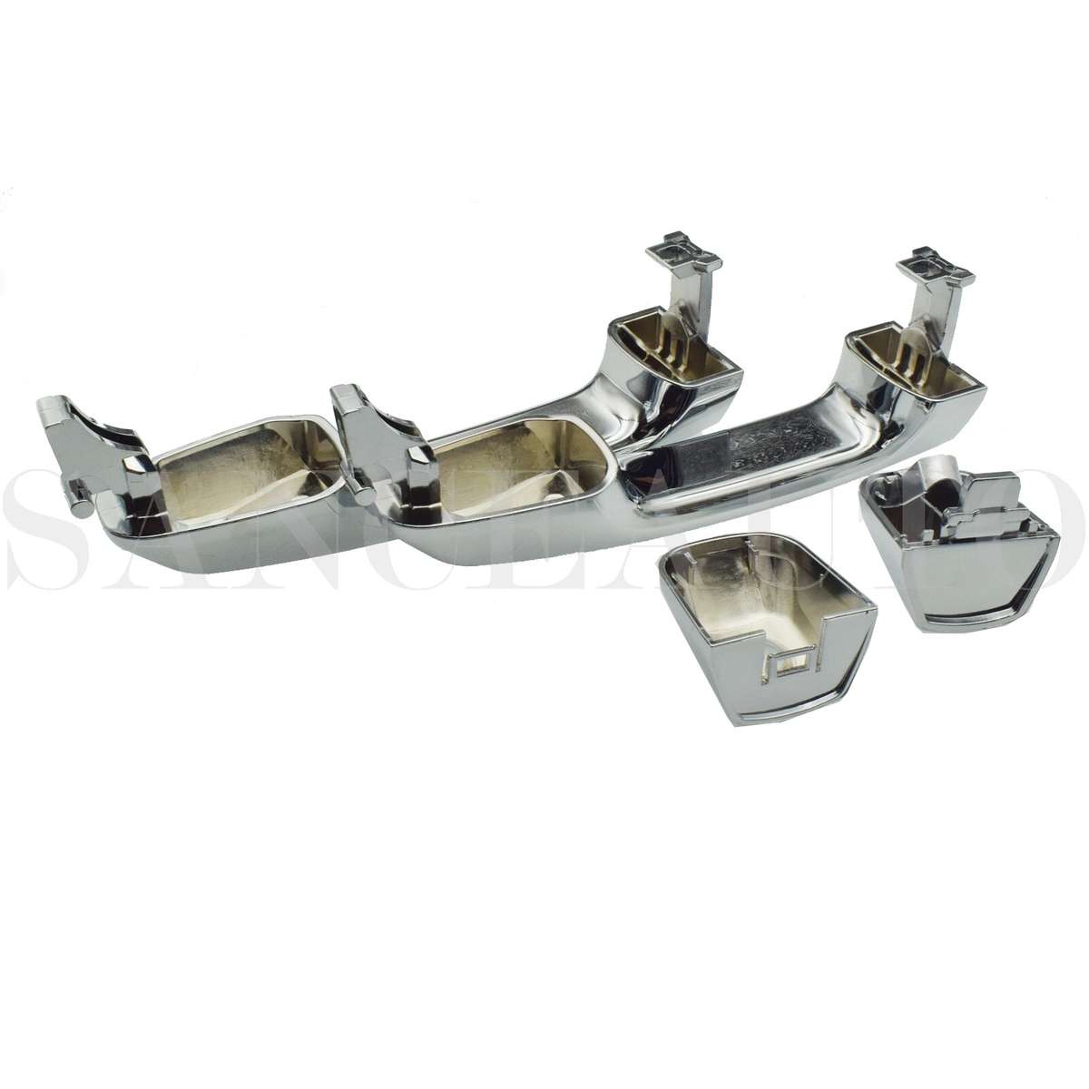 2pcs Front Pair Chrome Exterior Door Handle For 10-16 Toyota 4Runner Lexus GX460