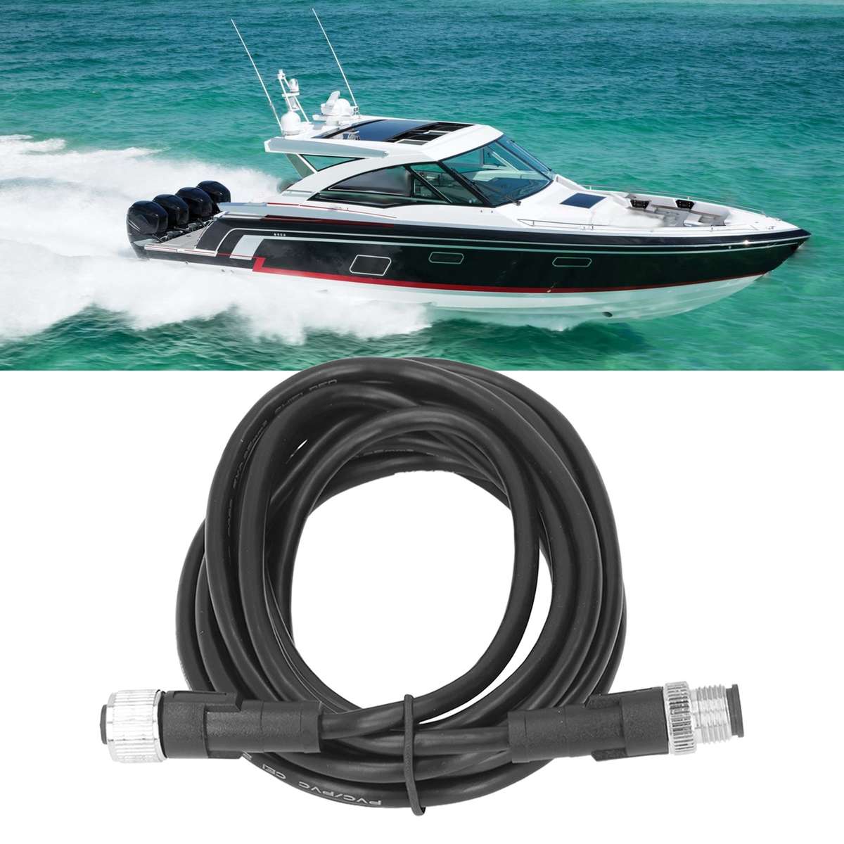 Boat Backbone Drop Cable For NMEA 2000 For Lowrance Simrad B G Navico CHW