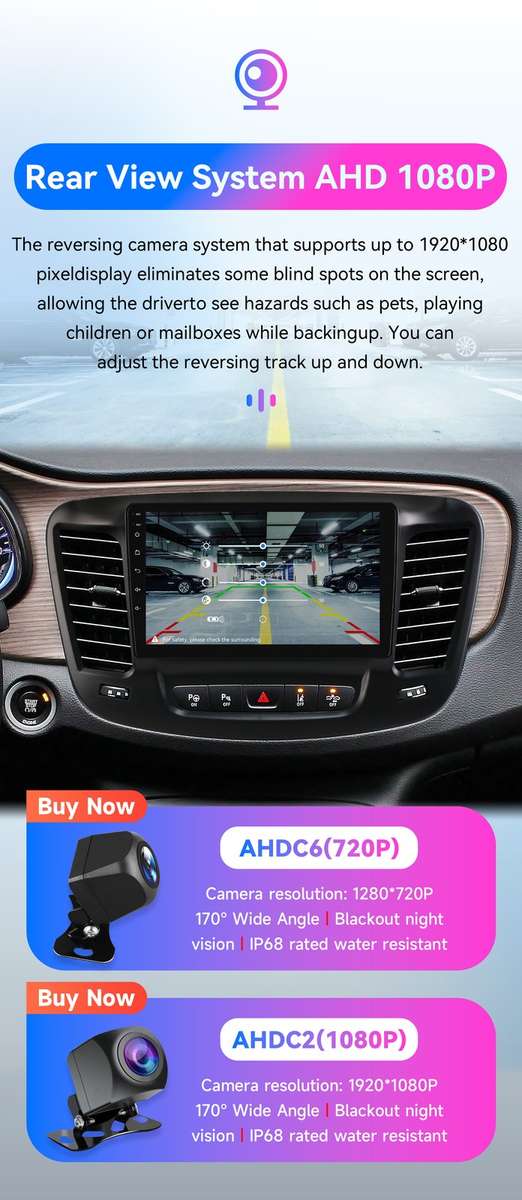 4+64GB Android 14 Carplay Stereo Radio GPS 8Core For 2015-2019 Chrysler 200 200C