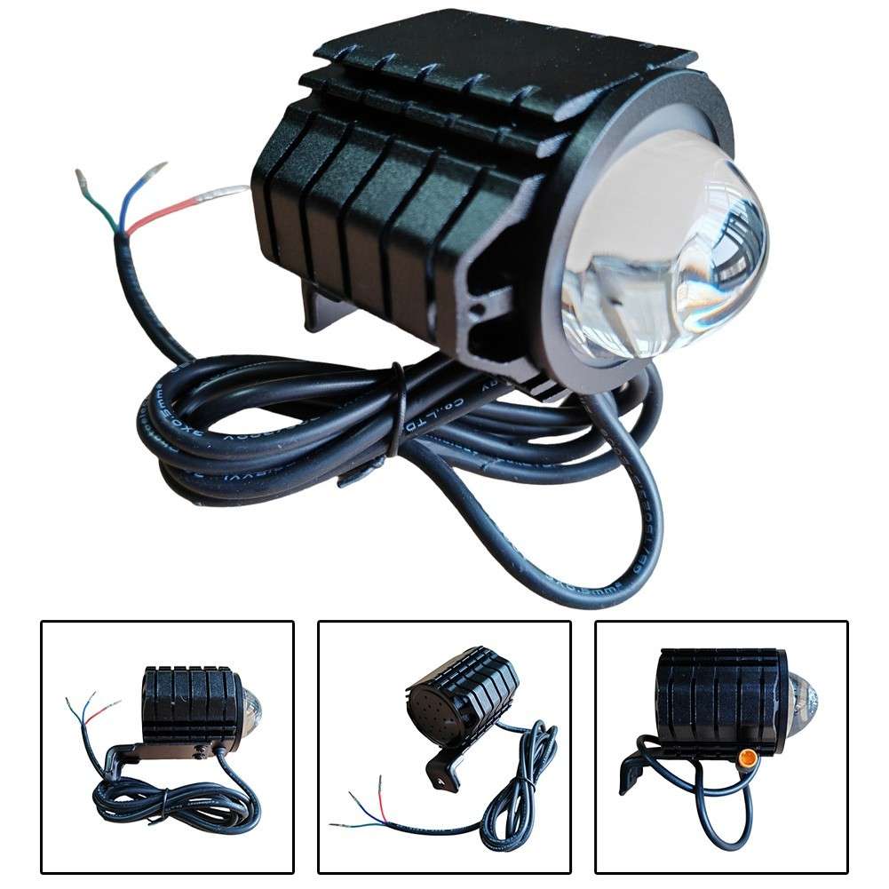 Adjustable Modes Ebike Headlight Aluminum Alloy Construction Bright Illumination