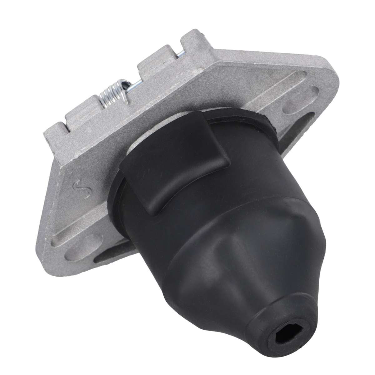 7 Pins Socket For Semi Trailer Truck Light Connector Round Split Pin Receptacle