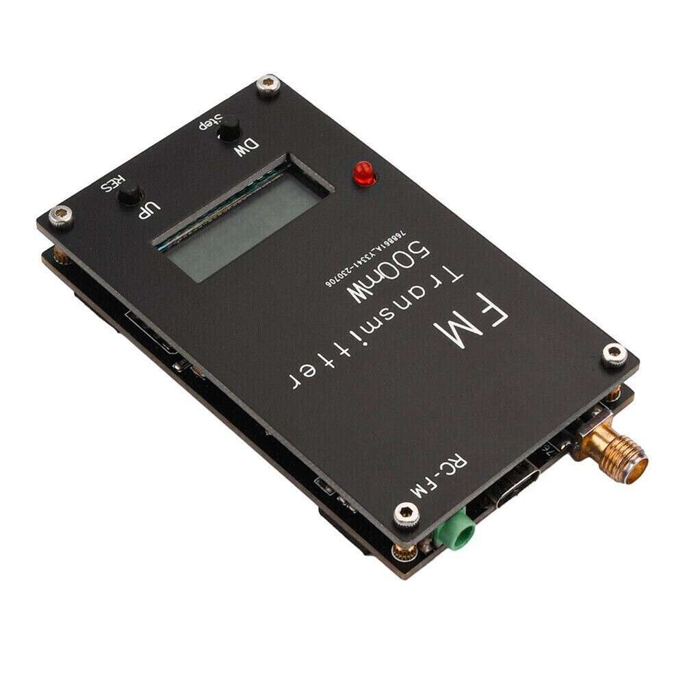 FM Stereo Transmitter With Adjustable Frequency For Devices