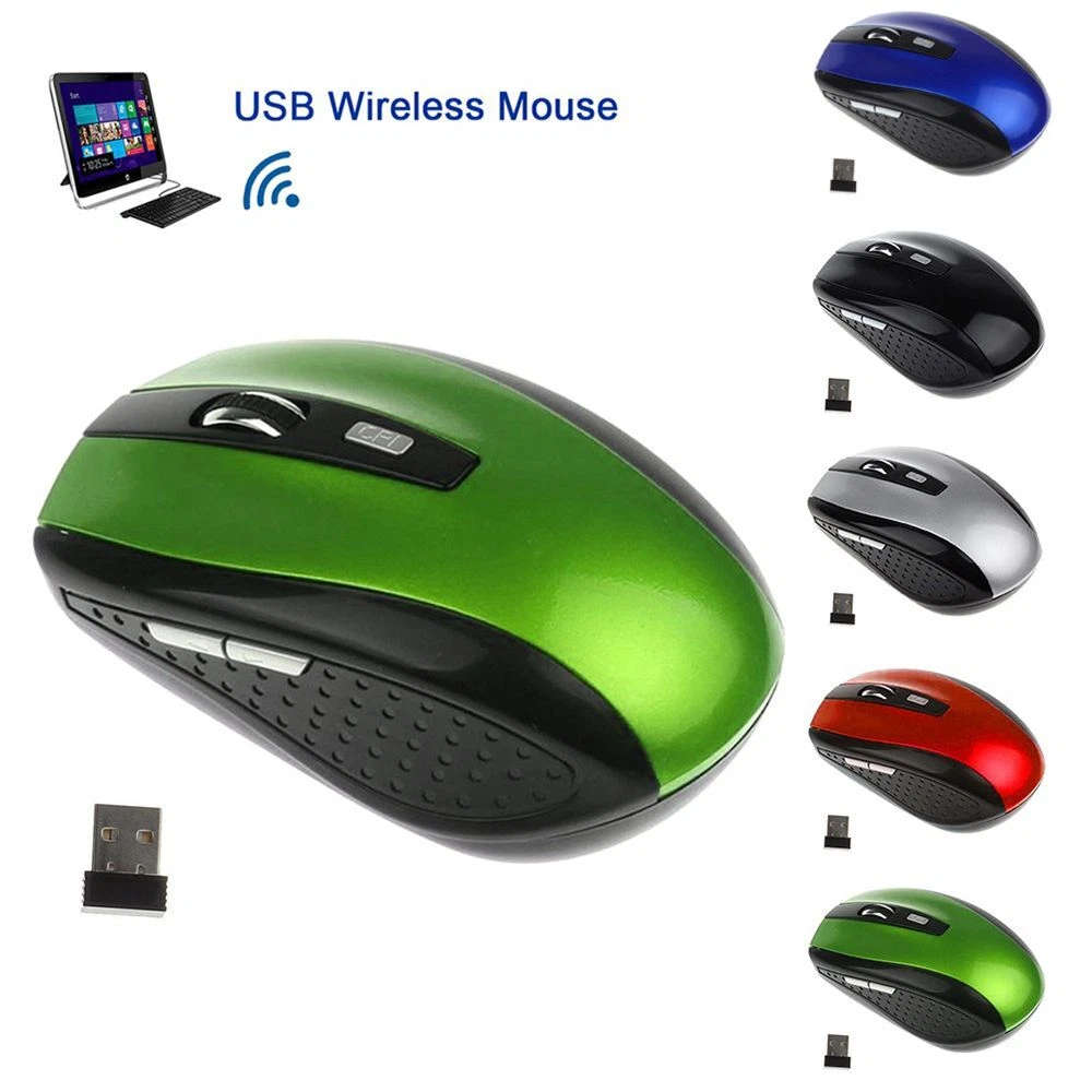 Optical Mini Gaming Mice 2.4GHz Wireless Mouse USB Receiver For Laptop PC