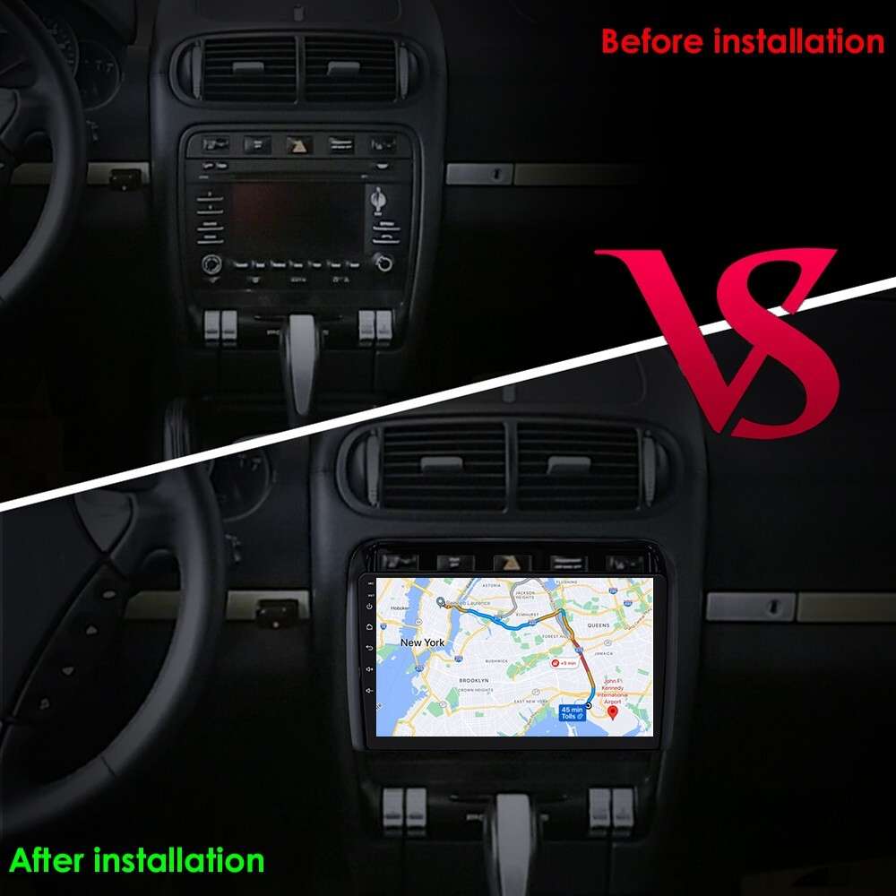 Apple CarPlay 2+32GB Android 11 Car Navi GPS Radio for Porsche Cayenne 2002-2010