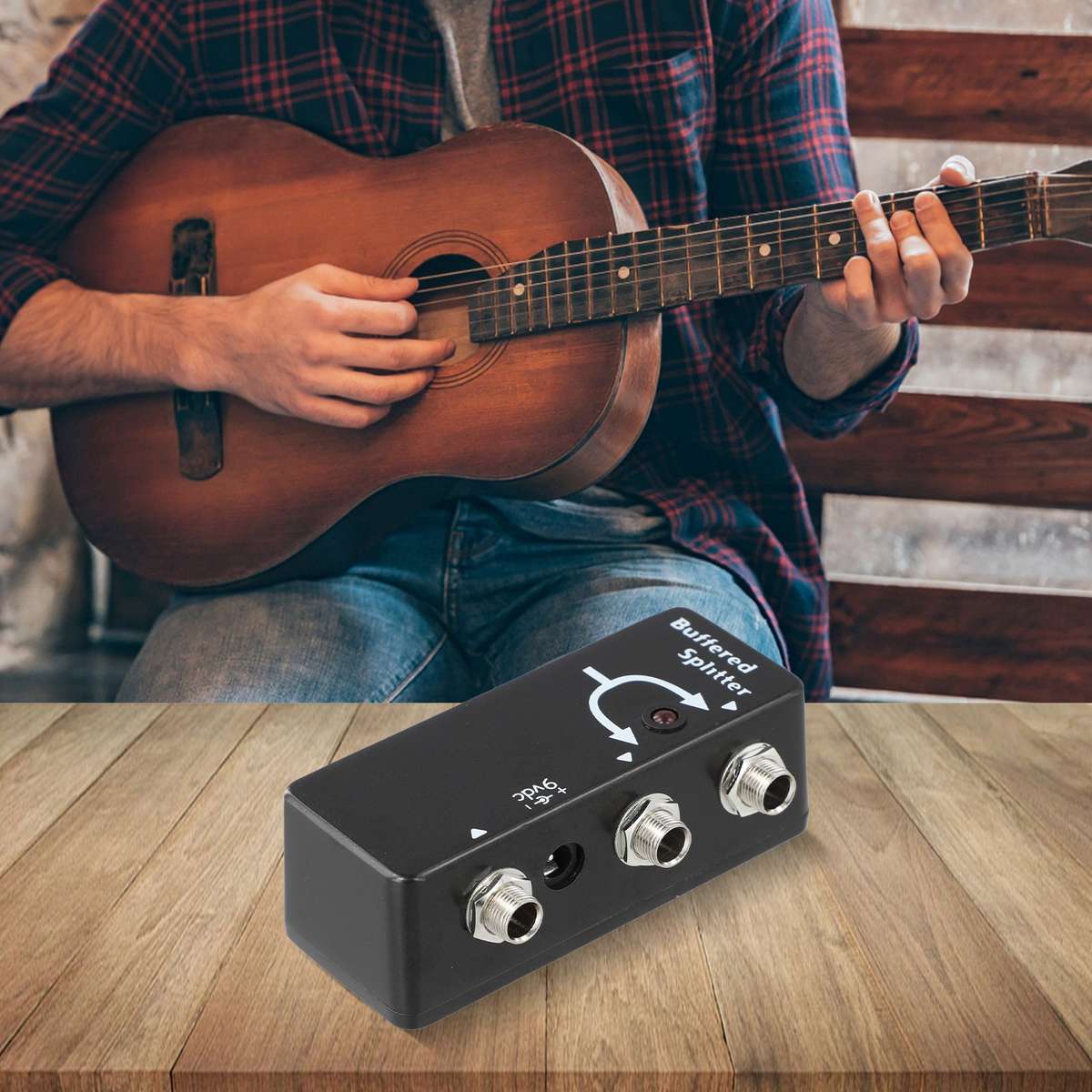 Guitar Buffered Splitter Pedal Ensures Pristine Tone And Powerful Signal