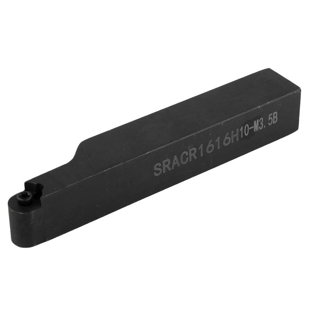 5/8 SRACR1616H10 Lathe External Turning Tool Holder +RCMT10T3MO Inserts,R5-Rou