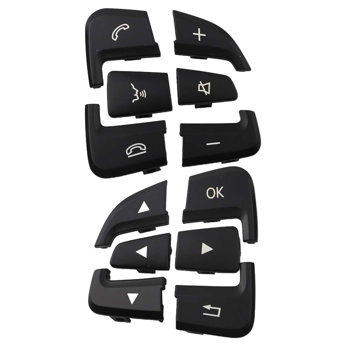 Pair Car Steering Wheel Switch Button Cover For Mercedes For Benz W176 W166,W292