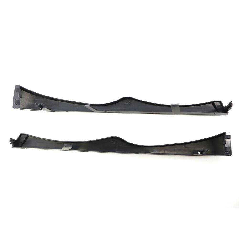 2X Headlight Eyebrow Lower Headlamp Eyelid Cover Trim For E46 325 330 Sedan