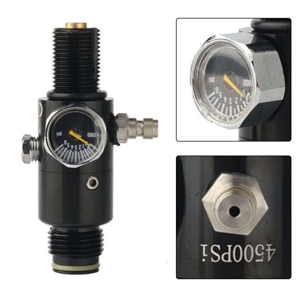 Heavy Duty 4500psi HPA Air Tank Regulator For Carbon Dioxide And-Oxygen