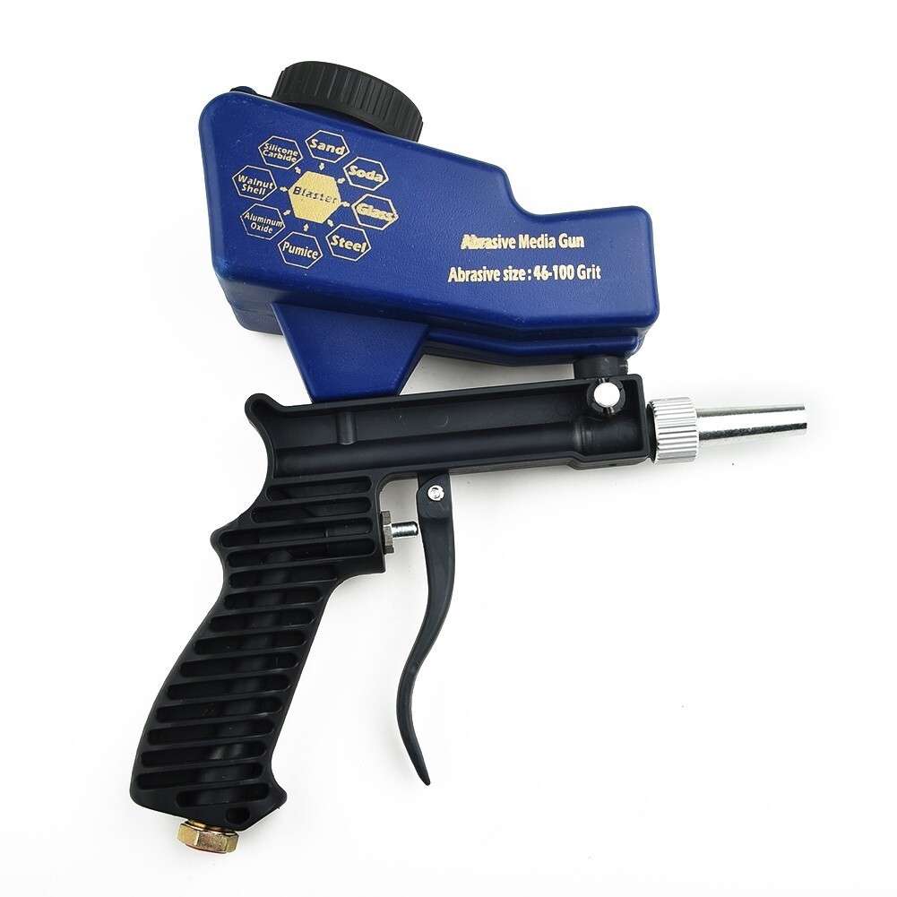 1 X Air Sandblasting Machine Hand Held Sand Blaster Portable Shot Media Blasting