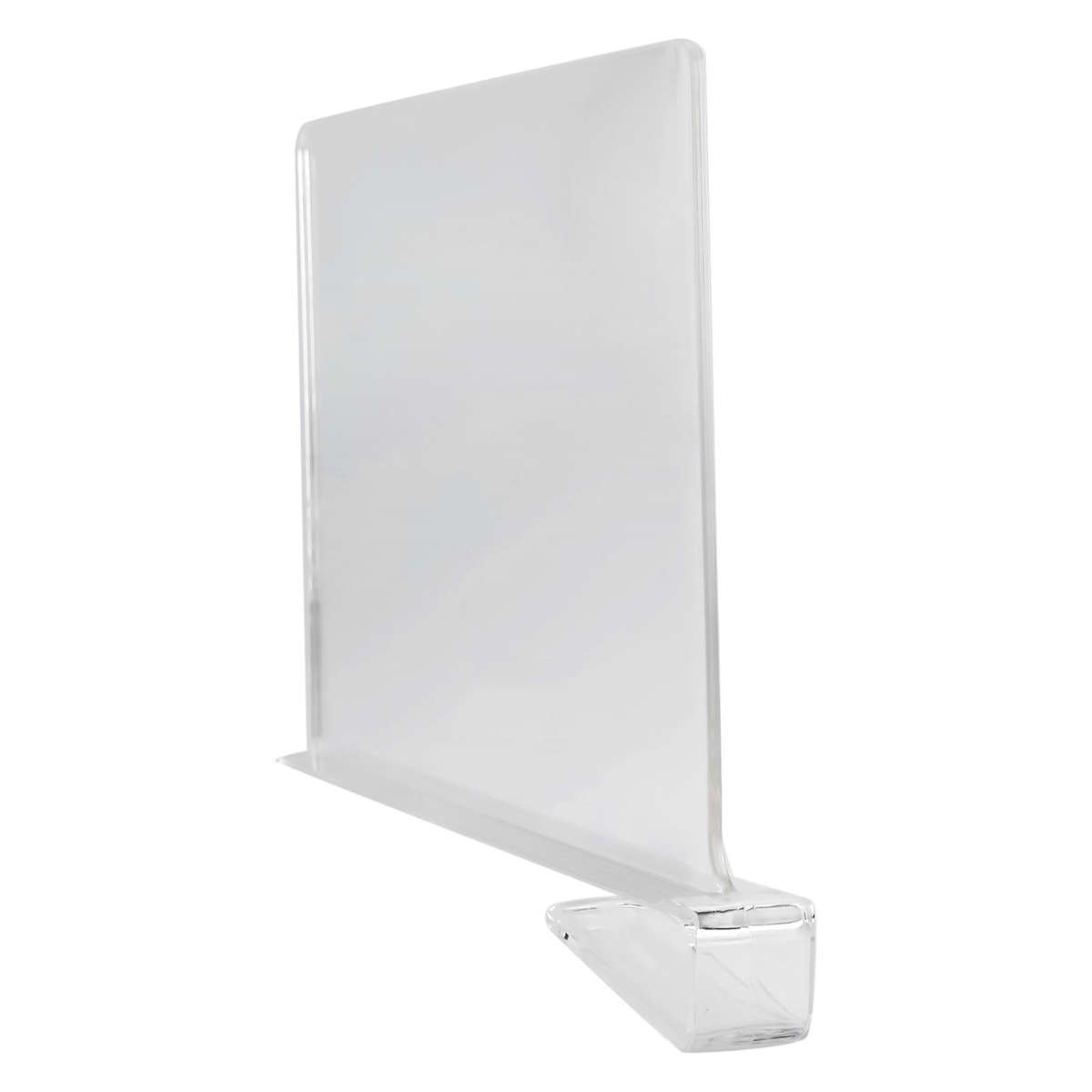 Clear Acrylic Shelf Dividers For Efficient Space Utilization 10 9 X 9 1