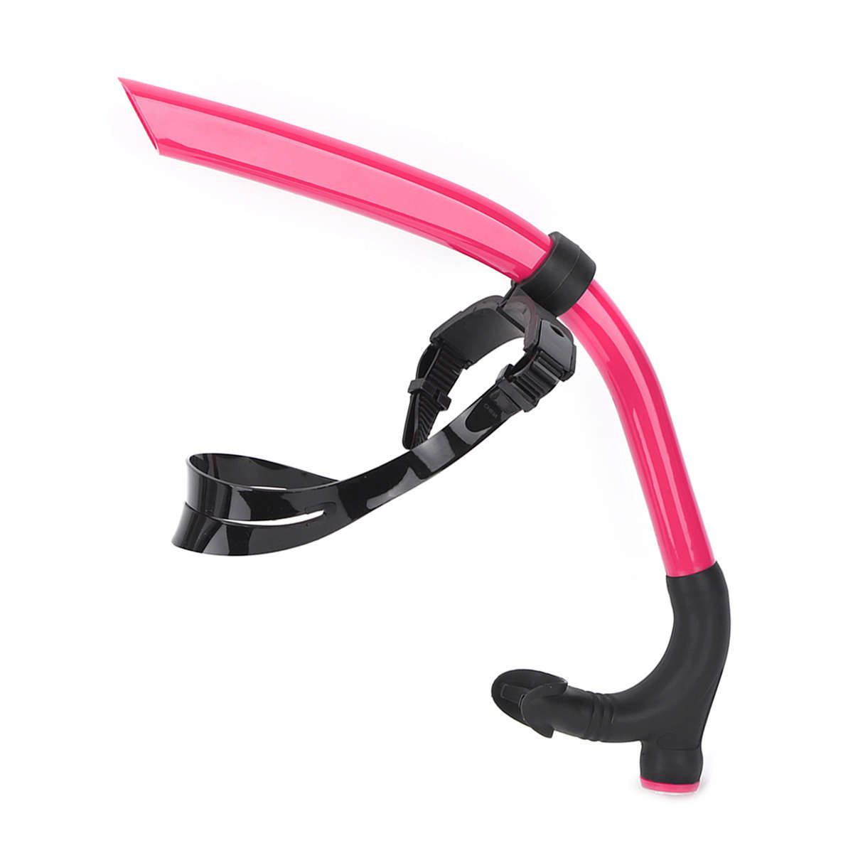 (Pink)Front Snorkel Breathing Tube Detachable Swimming Scuba For Snorkeling CH