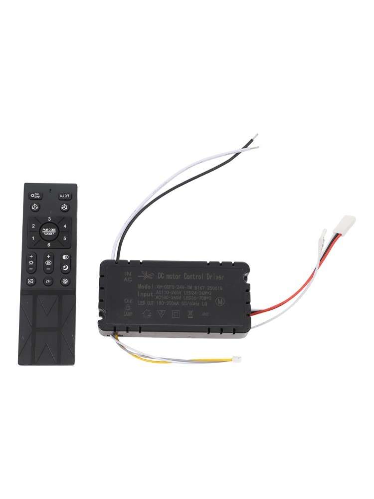 Ceiling Fan Light Remote Control With Flexible Speed Options And Battery Alerts