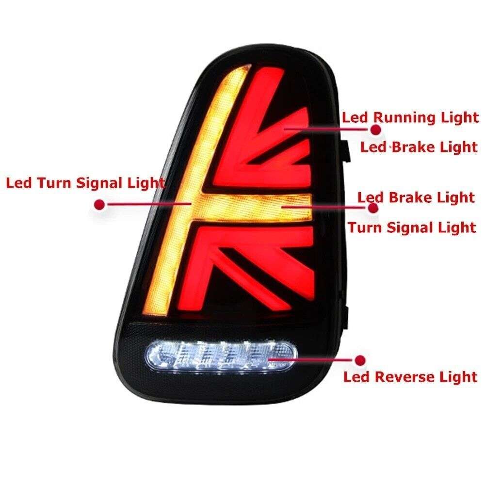 LED Tail Lights Brake Lamps For 2002-2006 BMW Mini Cooper R53 R52 R50 Left+Right