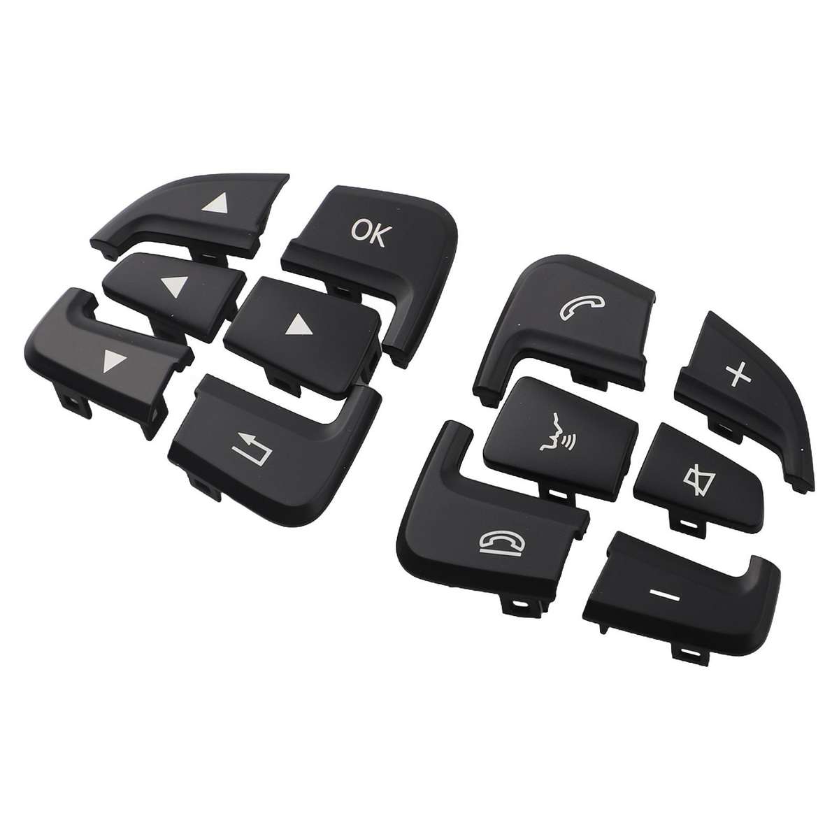 Pair Car Steering Wheel Switch Button Cover For Mercedes For Benz W176 W166,W292